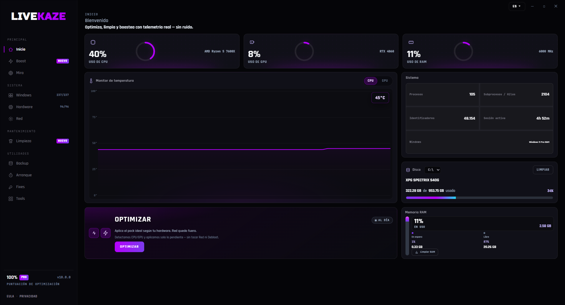 LiveKaze Optimizer — Overview